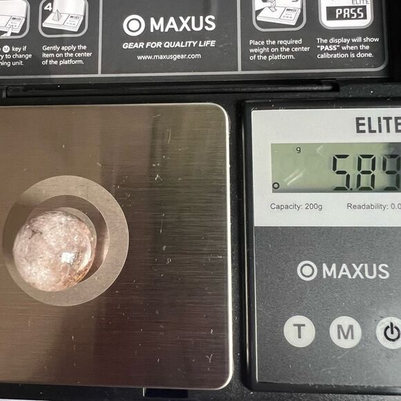 Garden‎ Quartz Crystal Marble Sphere (#6) - Picture 11 of 11